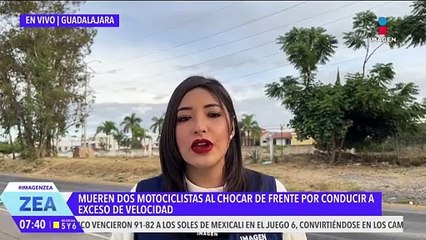 Chocan de frente dos motociclistas y pierden la vida en Zapopan