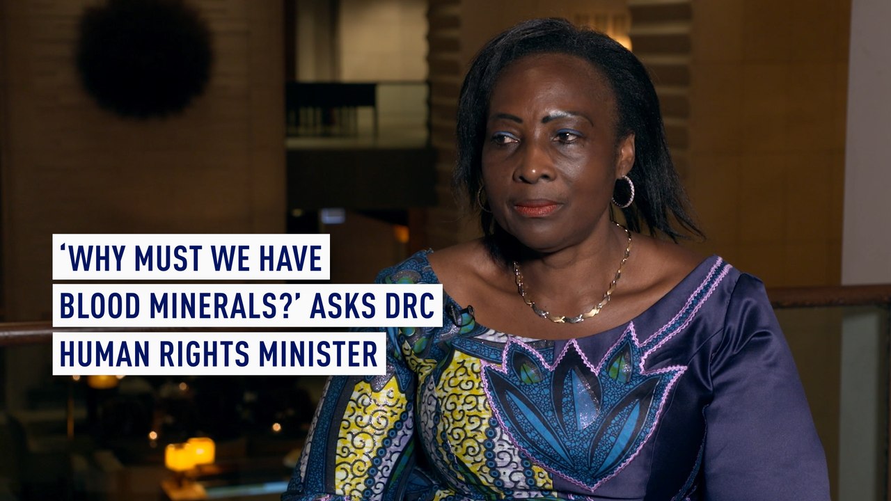 ‘Why must we have blood minerals?’ asks DRC human rights minister