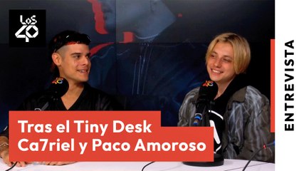 CA7RIEL y PACO AMOROSO: Su controvertida actuación y lo que no se vio de su 'Tiny Desk' | LOS40