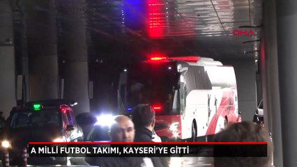 A Milli Futbol Takımı, Kayseri'ye gitti