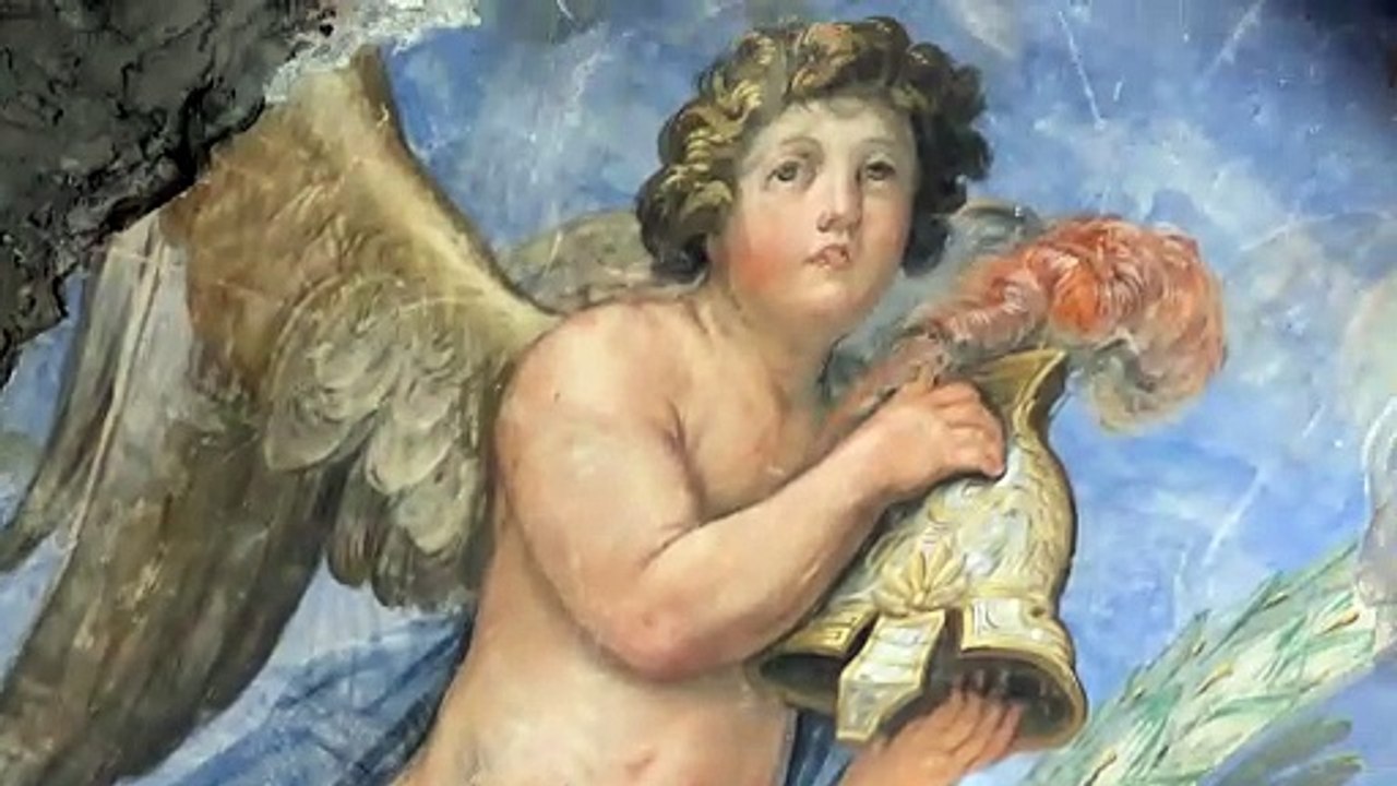 Elektriker entdeckt zufällig renaissance-fresken in römischer villa