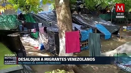 Comunidad de migrantes venezolanos son desalojados tras denuncias de vecinos en Chiapas