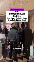 L'équipe de Gazo et Offset se battent en plein Paris lors du tournage d'un clip commun
