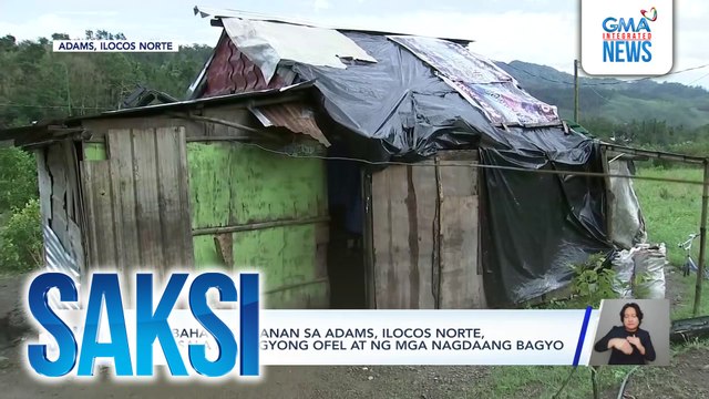 Mga bahay at daanan sa Adams, Ilocos Norte, napinsala ng Bagyong Ofel at ng mga nagdaang bagyo | Saksi
