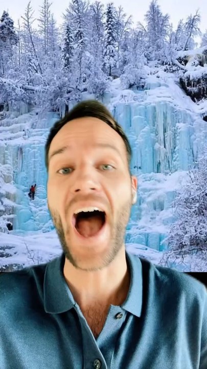 UNCROYABLE chute de GLACE !