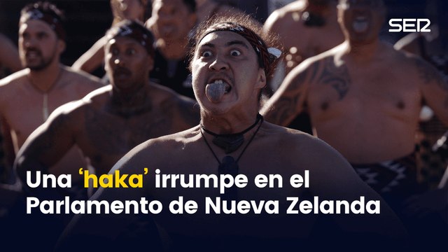 Diputados maoríes protestan con una ‘haka’ en el parlamento de Nueva Zelanda
