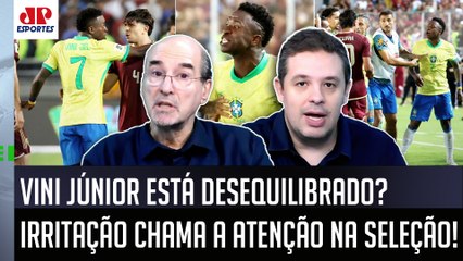 "O Vinicius Júnior TÁ XINGANDO, RECLAMANDO DE TUDO! Pra mim, ele..." OLHA esse DEBATE sobre Seleção!