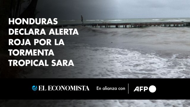 Honduras declara alerta roja por la tormenta tropical Sara