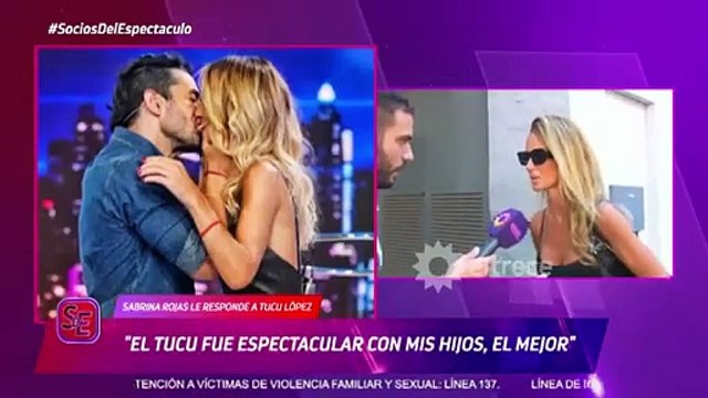 Sabrina Rojas cruzó al Tucu López por decir que Luciano Castro era un padre ausente