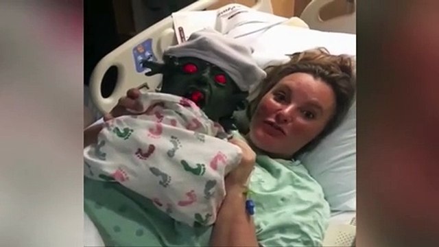 Cette femme enceinte fait une blague à la sage-femme... bien flippant