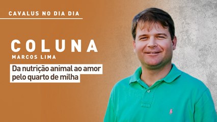 Da nutrição animal ao amor pelo quarto de milha