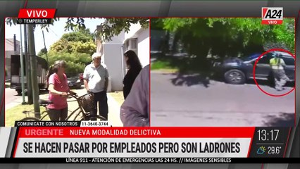 🚨 Robo en temperley: delincuente disfrazado de recolector de residuos sorprende a una abuela