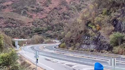 Voladuras para abrir la AP-66 entre León y Asturias.