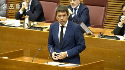 Mazón se compromete a no ser de nuevo candidato a la Generalitat si fracasa la reconstrucción tras la DANA