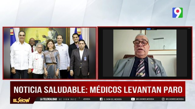 Médicos levantan paro, acuerdan aumento escalonado de 25% | El Show del Mediodía