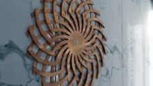 Kinetic Sculpture Laser Cut and Cnc files Wall Art Illusion Wall Decoration Art | SVG, DXF, AI , eps, pdf |#50|