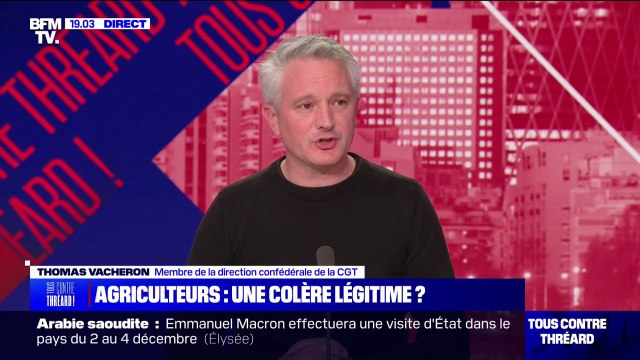Mouvements sociaux: On ne souhaite pas le blocage, on souhaite des solutions pour les salariés , déclare Thomas Vacheron (CGT)