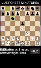 Edward Lasker defeats Fritz Englund with a Boden's checkmate