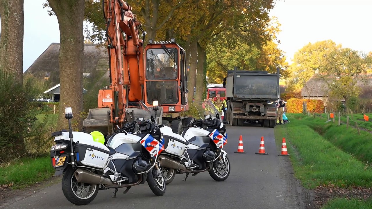 Fietser overleden na ongeval met vrachtwagen