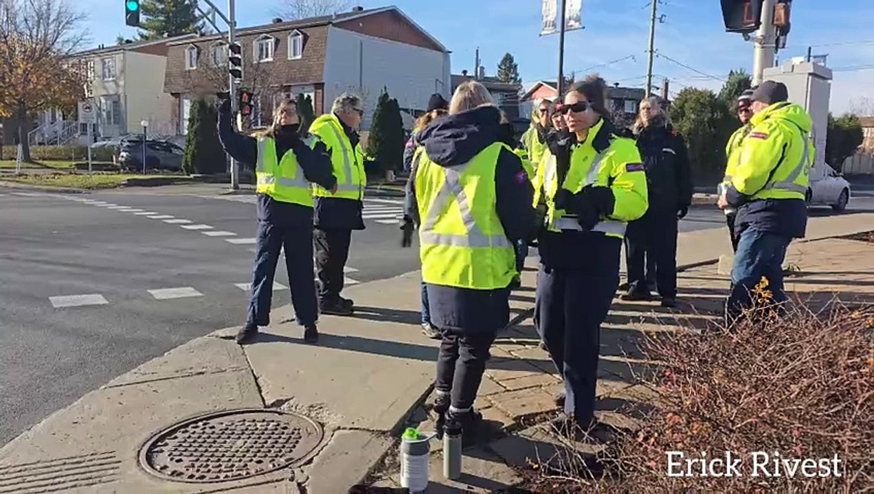 Manifestation de Postes Canada (Le Reflet - Erick Rivest)