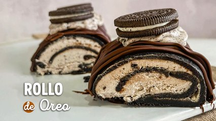 Receta de sushi rollo de Oreo con 4 ingredientes