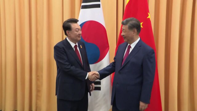 한중 정상회담 개최‥윤 대통령 러-북 대응해 한중 협력 기대 / YTN