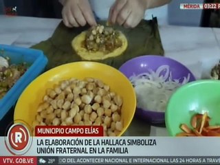 Especial | Hallaca andina un plato particular que se le añade garbanzo y se realiza con el guiso crudo