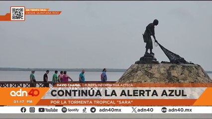 Quintana Roo en Alerta Azul por la tormenta tropical "Sara"