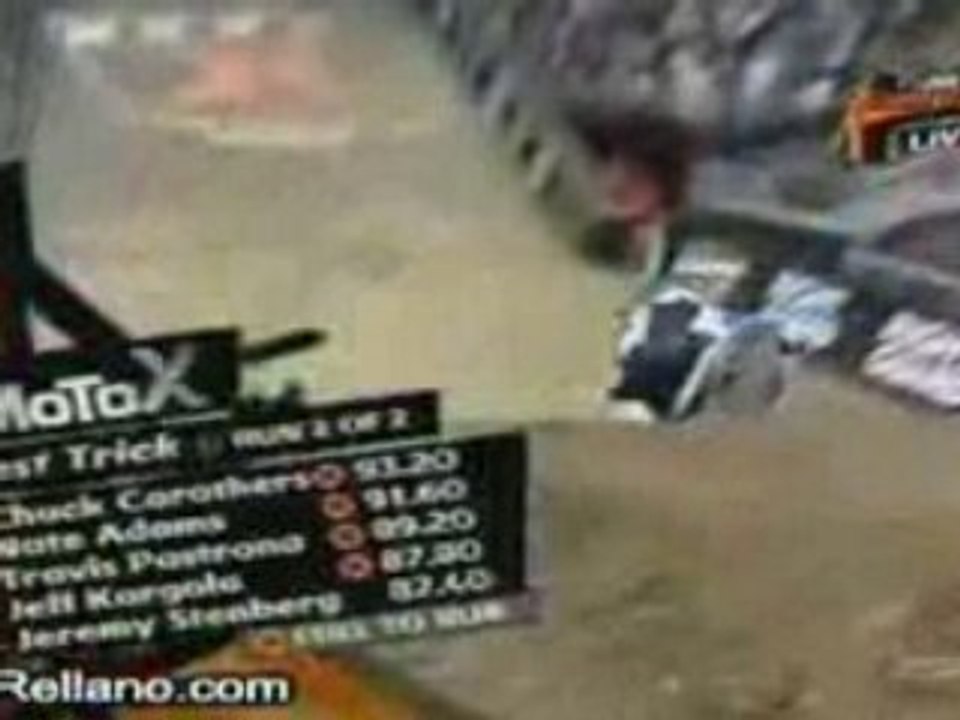 Salto moto cross freestyle