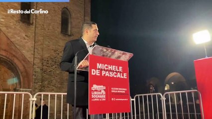 Michele de Pascale chiude la campagna elettorale: il video