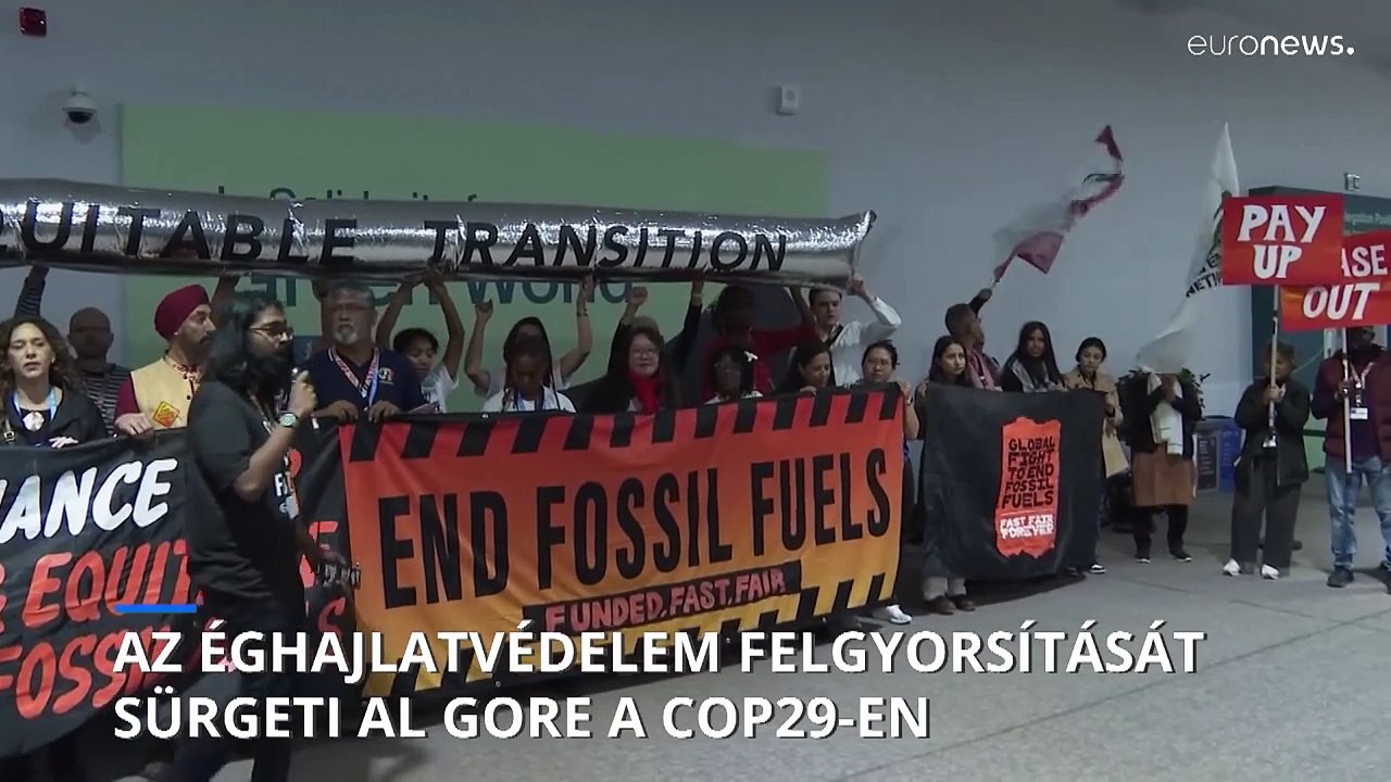 Al Gore: "Sürgősen cselekedni kell, hogy ne tegyük tönkre az emberiség jövőjét"