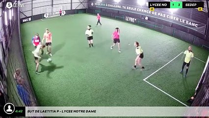 But de Laetitia P - Lycee Notre Dame