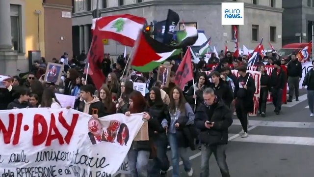 No Meloni Day : estudantes entram em confrontos com a polícia em Turim, 15 agentes feridos