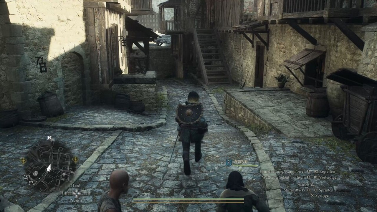 Schatten flimmern in Städten von Dragon's Dogma 2 mit PSSR zum Teil sehr stark