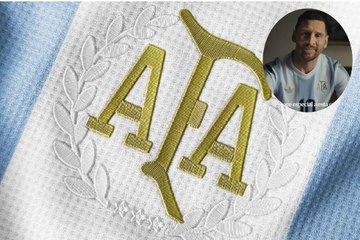 Messi y la Selección Argentina presentan su hermoso uniforme, edición conmemorativa