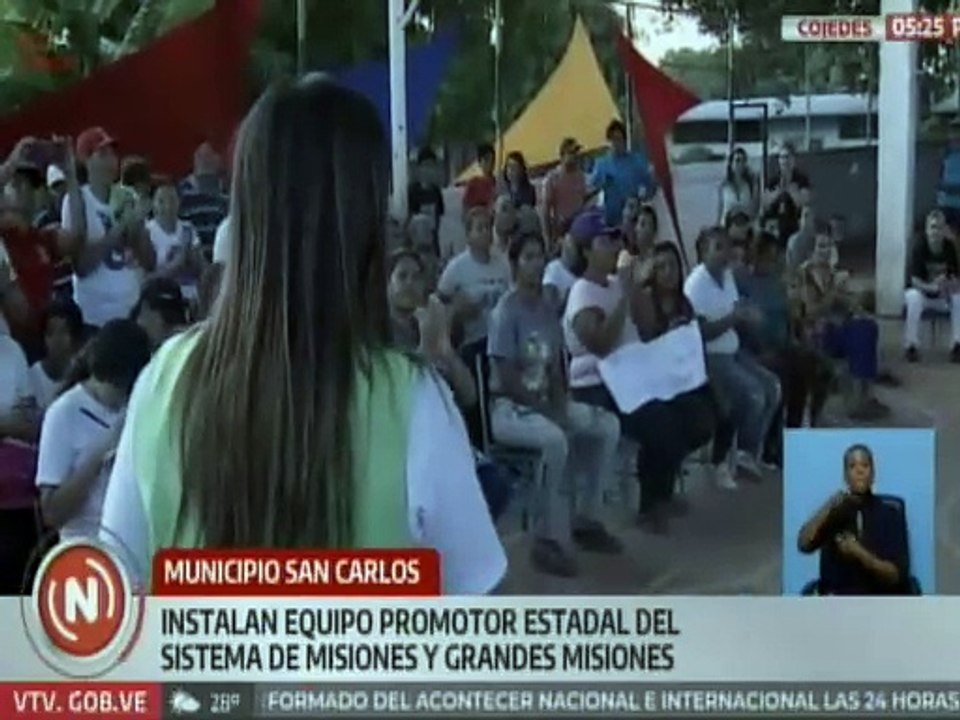 Cojedes | Autoridades nacional instalan equipo de promotores estadales de misiones y grandes misiones