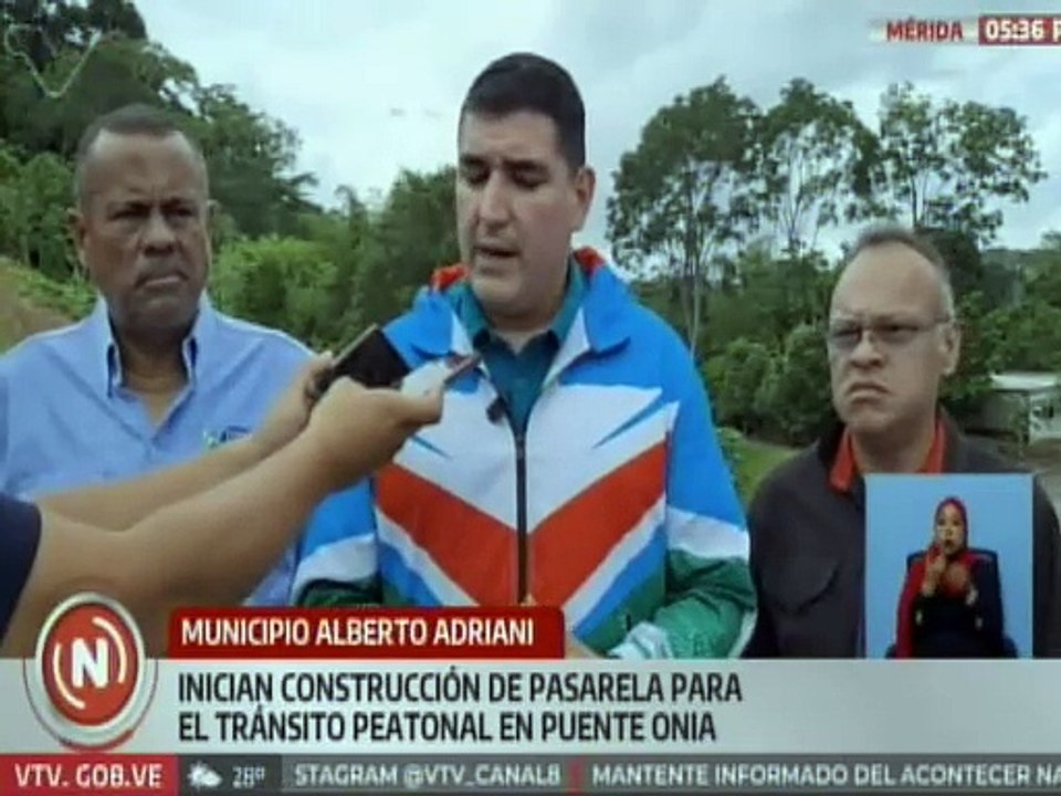 Mérida | Ciudadanos serán beneficiados con la construcción de la pasarela peatonal en puente Onia