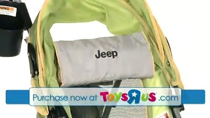 Jeep Wrangler All-Weather Umbrella Stroller in Fierce