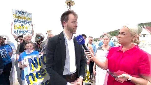 Rising Tide organiser Zack Schofield responds to NSW Transport exlcusion zone around Newcastle during harbour blockade 2024 | Newcastle Herald | November 16, 2024