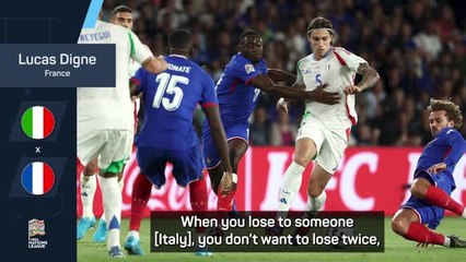 France want revenge on Italy - Digne