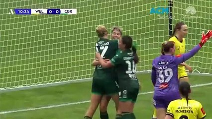 Highlights Canberra v Wellington. Footage Paramount+