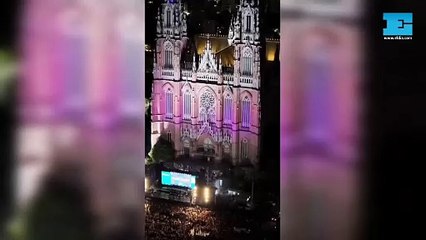 Desde el Aire | Así luce la Catedral de La Plata con la nueva iluminación