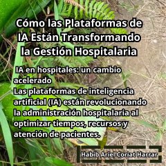 |HABIB ARIEL CORIAT HARRAR | LA IA TRANSFORMANDO LA GESTIÓN HOSPITALARIA (PARTE 1) (@HABIBARIELC)