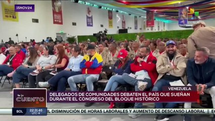 En Venezuela continúa el debate en el congreso del bloque histórico
