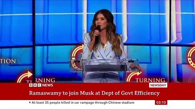 Donald Trump picks Elon Musk to lead a Department of Government Efficiency | BBC News