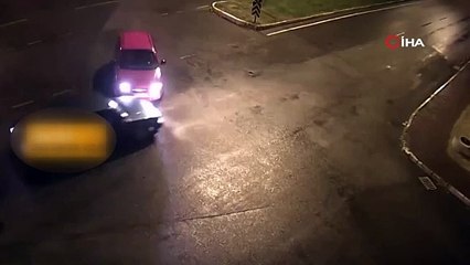 Trafik kazaları KGYS kameralarına böyle takıldı