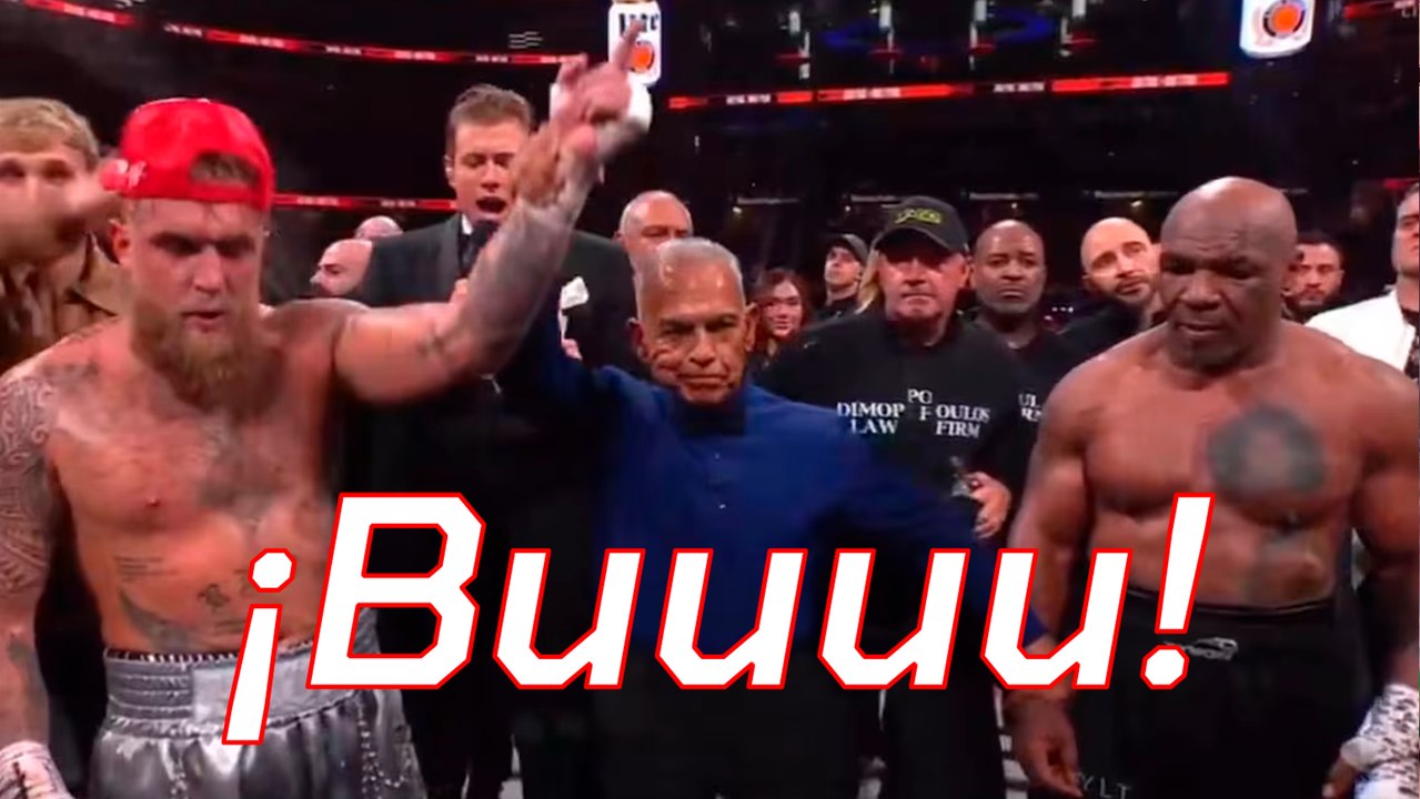 Jake Paul derrota a Mike Tyson por decisión unánime; lo abuchean