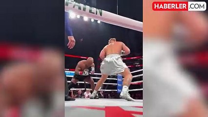 Jake Paul'dan tarihi maça damga vuran hareket