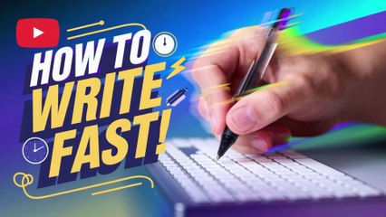 Write much more faster as you can ! in Hindi