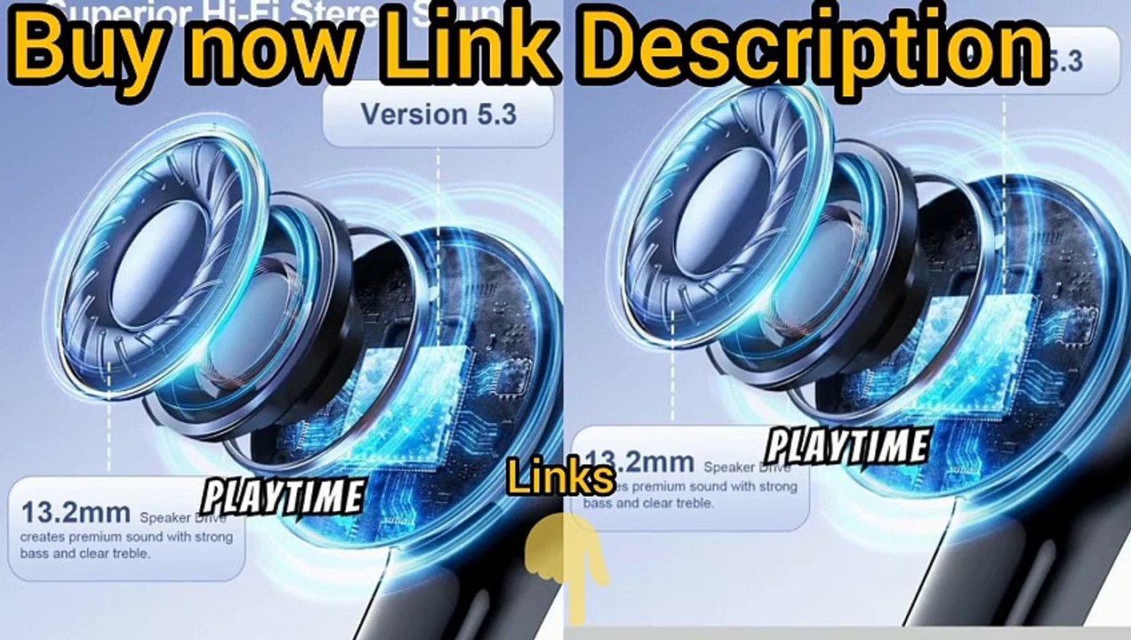 Wireless Earbuds Bluetooth Ear Buds - 40H Playtime Stereo Bluetooth AndSmall Sling Bag for Women, Crossbody Sling Backpack, Fanny Pack